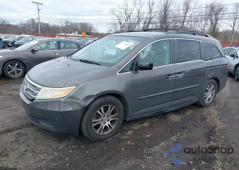2011 Honda Odyssey Ex-L z USA, uszkodzony, nr VIN 5FNRL5H60BB082577